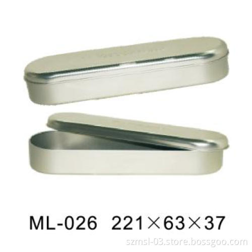 rectangle tin box, tin can, tin container, metal box